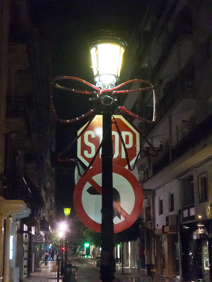 Stop with bow